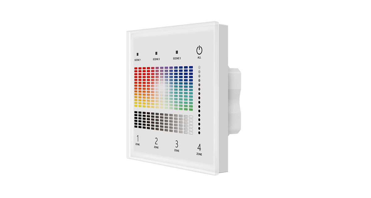 TD4-4S 4 zones RGBW DALI Panel Master