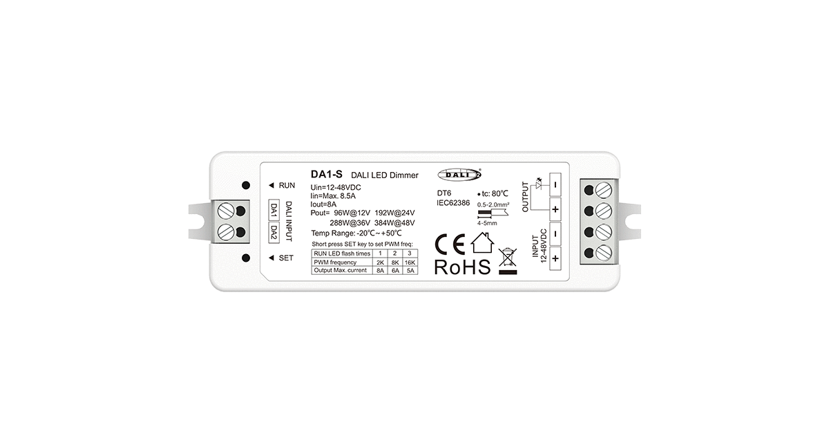 DA1-S 1 Chanel DALI Dimmer